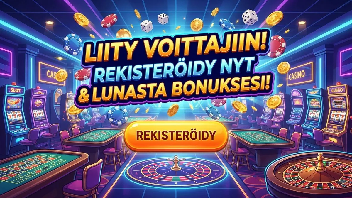 Rekisteröidy bonuksella